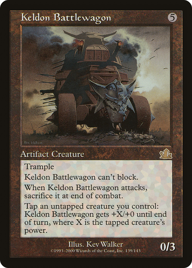 Keldon Battlewagon (PCY-139) - Prophecy Foil - Premium MTG Single from Wizards of the Coast - Just $1.86! Shop now at Game Crave Tournament Store