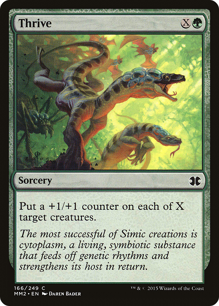 Thrive (MM2-166) - Modern Masters 2015 - Premium MTG Single from Wizards of the Coast - Just $0.08! Shop now at Game Crave Tournament Store