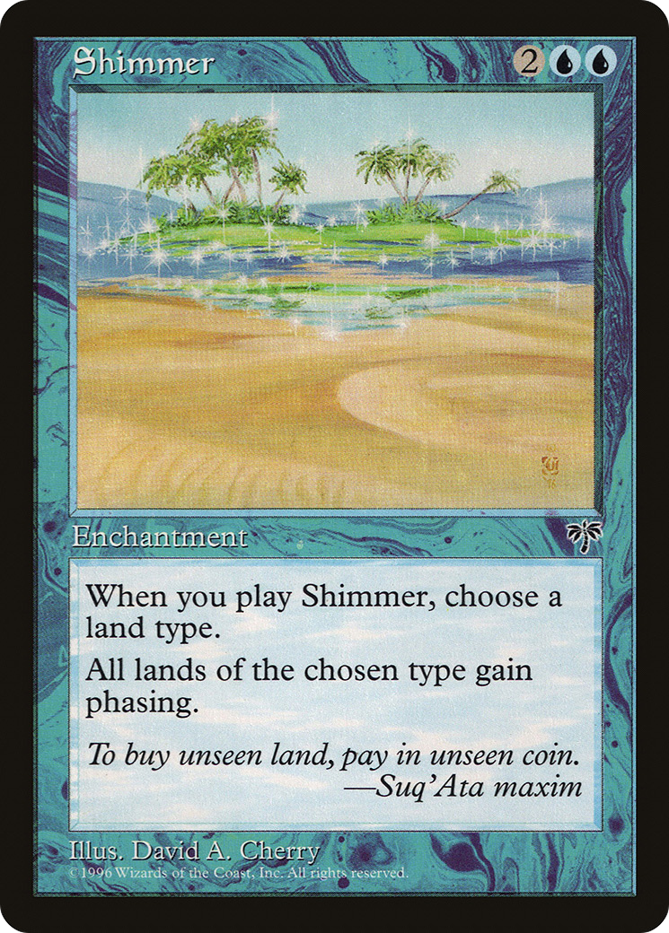Shimmer (MIR-092) - Mirage - Premium MTG Single from Wizards of the Coast - Just $2.87! Shop now at Game Crave Tournament Store