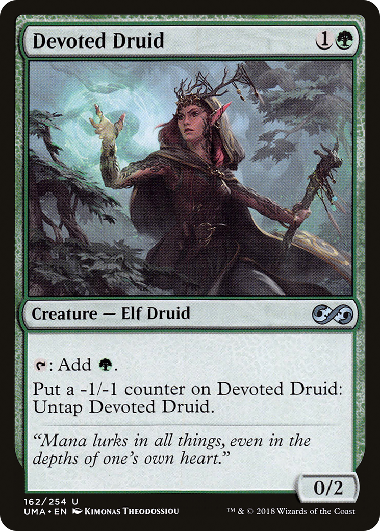 Devoted Druid (UMA-162) - Ultimate Masters Foil - Premium MTG Single from Wizards of the Coast - Just $1.89! Shop now at Game Crave Tournament Store
