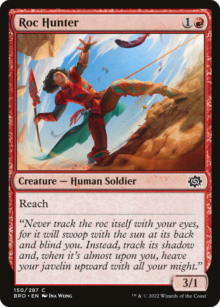 Roc Hunter (BRO-150) - The Brothers' War - Premium MTG Single from Wizards of the Coast - Just $0.08! Shop now at Game Crave Tournament Store