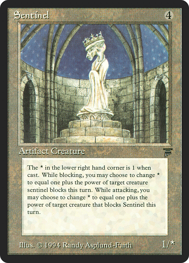 Sentinel (LEG-294) - Legends - Premium MTG Single from Wizards of the Coast - Just $2.65! Shop now at Game Crave Tournament Store