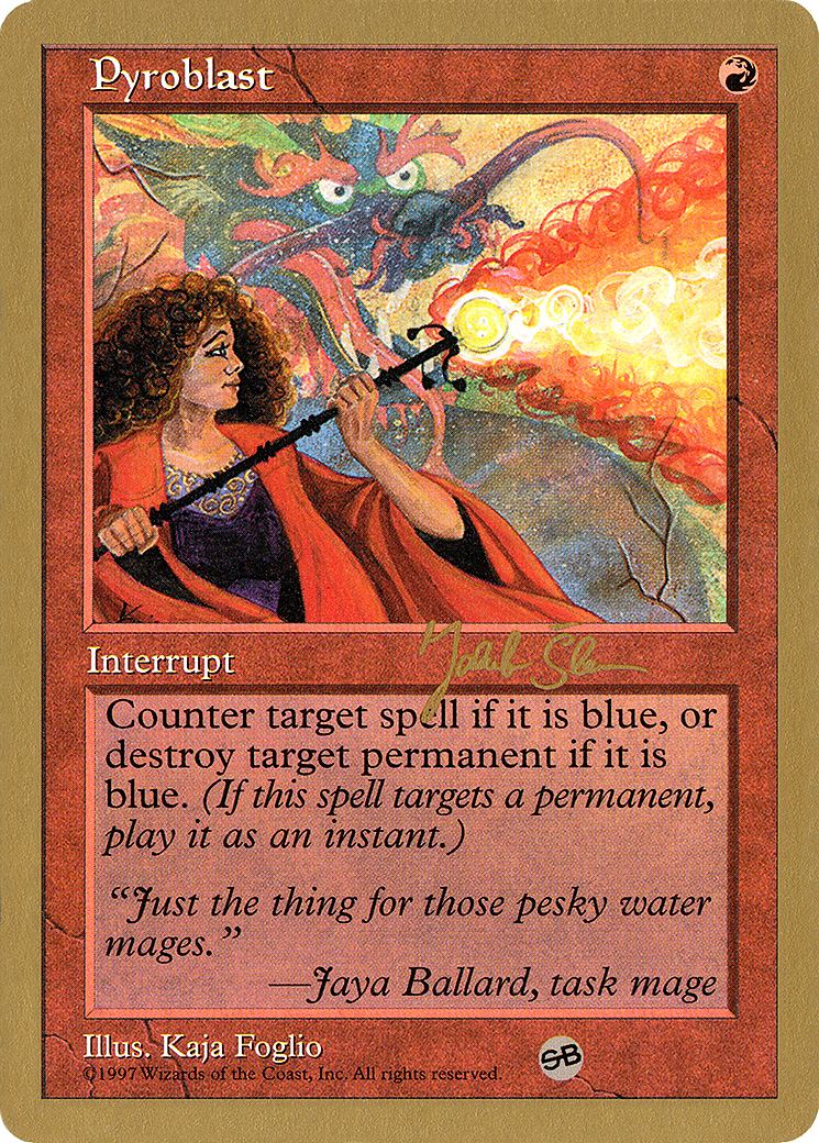 Pyroblast (WC97-JS262SB) - World Championship Decks 1997 - Premium MTG Single from Wizards of the Coast - Just $0.31! Shop now at Game Crave Tournament Store