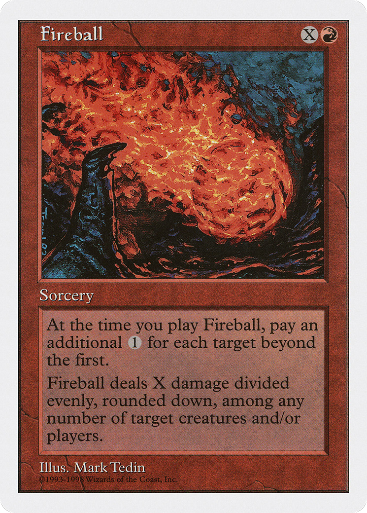 Fireball (ATH-029) - Anthologies - Premium MTG Single from Wizards of the Coast - Just $0.28! Shop now at Game Crave Tournament Store