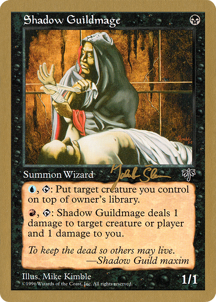 Shadow Guildmage (WC97-JS140) - World Championship Decks 1997 - Premium MTG Single from Wizards of the Coast - Just $0.25! Shop now at Game Crave Tournament Store