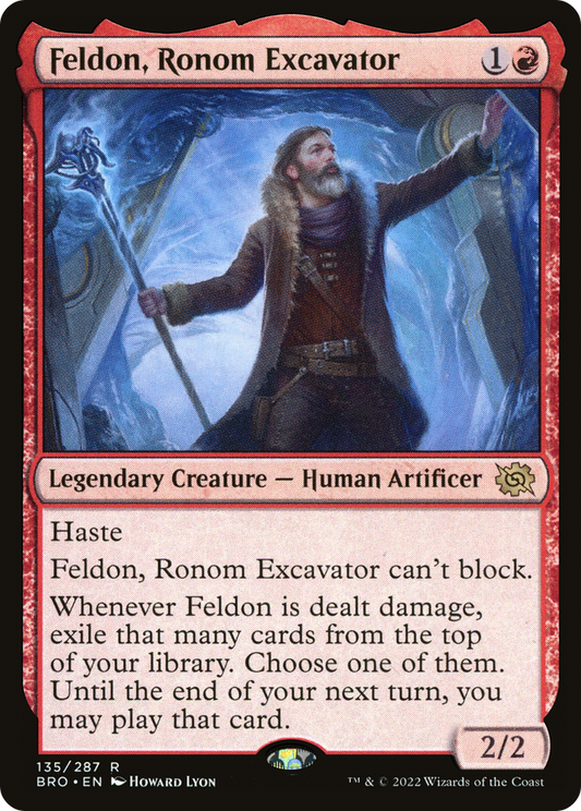 Feldon, Ronom Excavator (BRO-135) - The Brothers' War Foil - Premium MTG Single from Wizards of the Coast - Just $0.08! Shop now at Game Crave Tournament Store