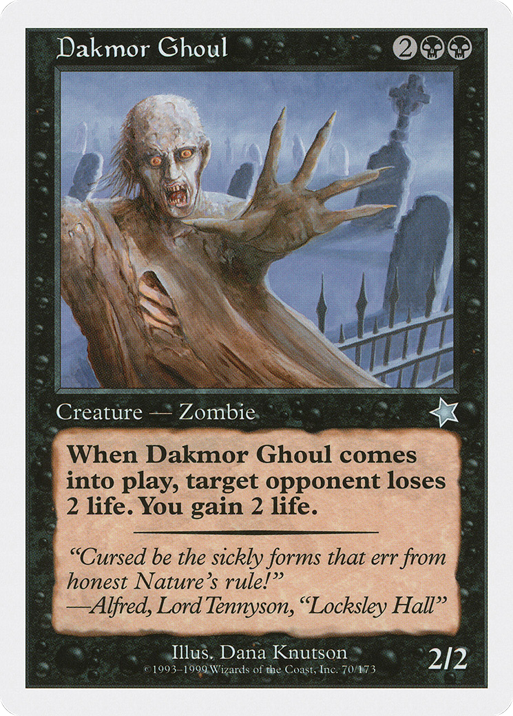 Dakmor Ghoul (S99-070) - Starter 1999 - Premium MTG Single from Wizards of the Coast - Just $0.45! Shop now at Game Crave Tournament Store