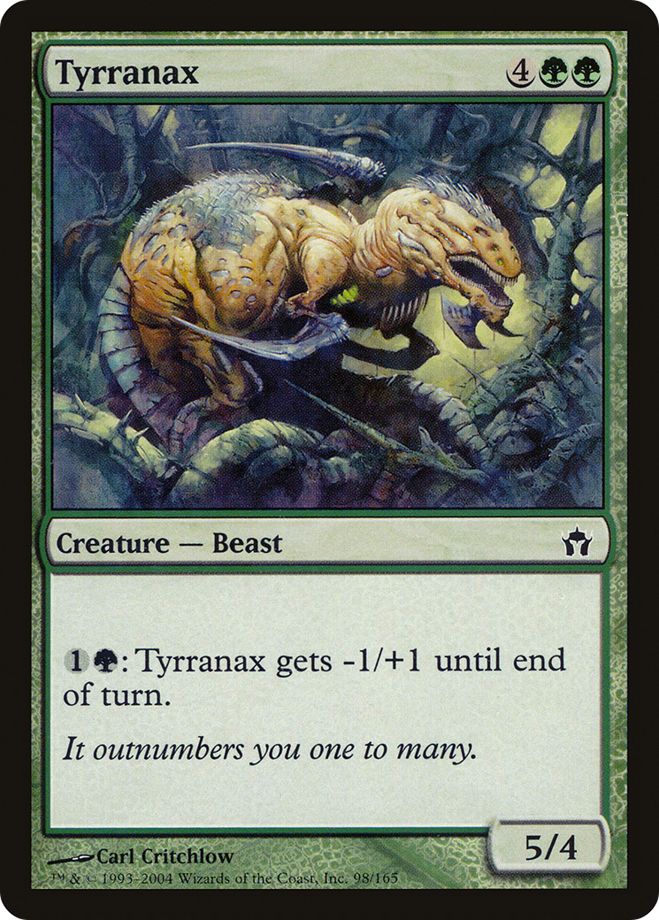 Tyrranax (5DN-098) - Fifth Dawn Foil - Premium MTG Single from Wizards of the Coast - Just $0.08! Shop now at Game Crave Tournament Store