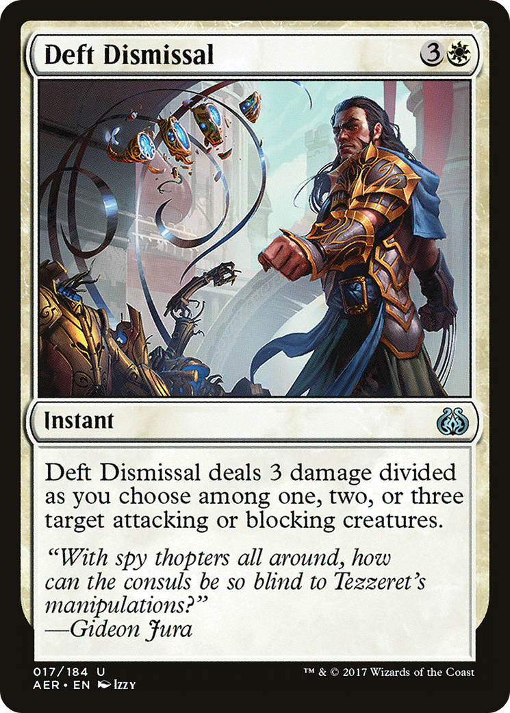 Deft Dismissal (AER-017) - Aether Revolt - Premium MTG Single from Wizards of the Coast - Just $0.08! Shop now at Game Crave Tournament Store