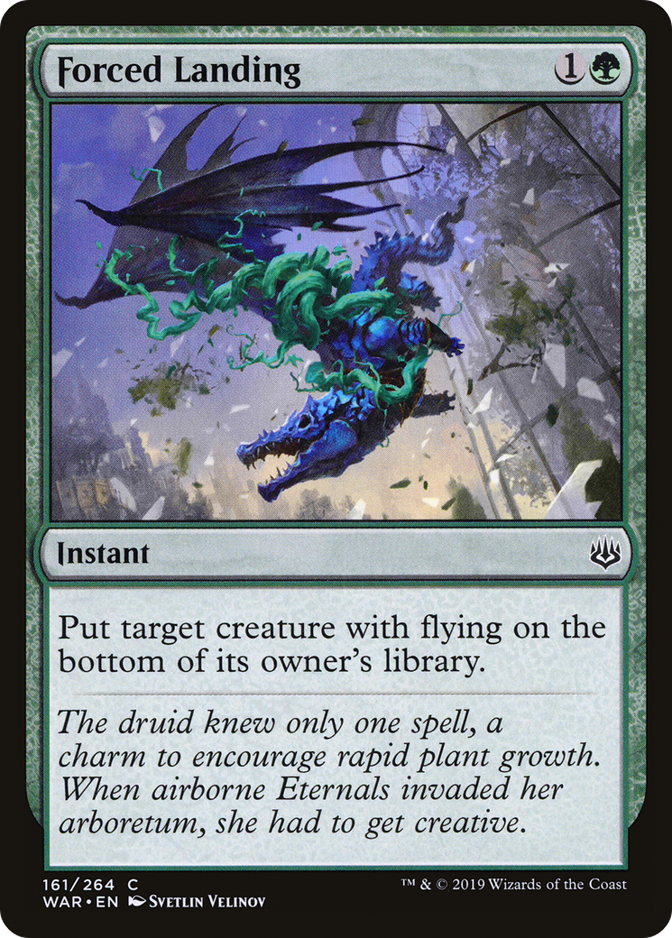Forced Landing (WAR-161) - War of the Spark Foil - Premium MTG Single from Wizards of the Coast - Just $0.08! Shop now at Game Crave Tournament Store