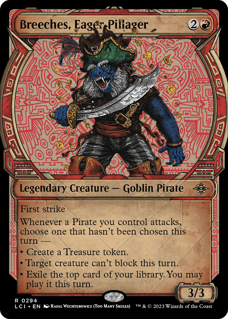 Breeches, Eager Pillager (LCI-294) - The Lost Caverns of Ixalan: (Showcase) - Premium MTG Single from Wizards of the Coast - Just $0.26! Shop now at Game Crave Tournament Store