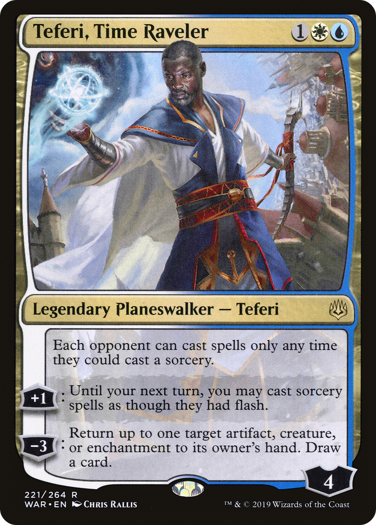 Teferi, Time Raveler (WAR-221) - War of the Spark - Premium MTG Single from Wizards of the Coast - Just $0.78! Shop now at Game Crave Tournament Store