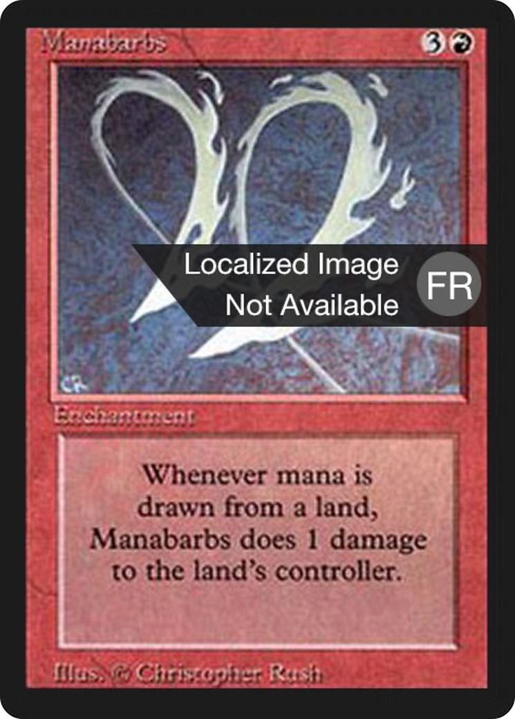 Manabarbs (FBB-165) - Foreign Black Border - Premium MTG Single from Wizards of the Coast - Just $2.40! Shop now at Game Crave Tournament Store