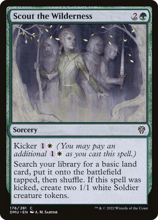 Scout the Wilderness (DMU-176) - Dominaria United - Premium MTG Single from Wizards of the Coast - Just $0.08! Shop now at Game Crave Tournament Store
