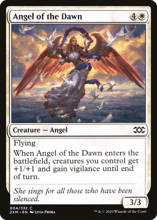 Angel of the Dawn (2XM-004) - Double Masters - Premium MTG Single from Wizards of the Coast - Just $0.08! Shop now at Game Crave Tournament Store