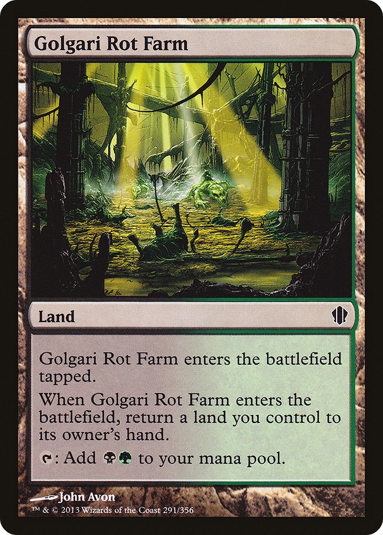 Golgari Rot Farm (C13-291) - Commander 2013 - Premium MTG Single from Wizards of the Coast - Just $0.25! Shop now at Game Crave Tournament Store