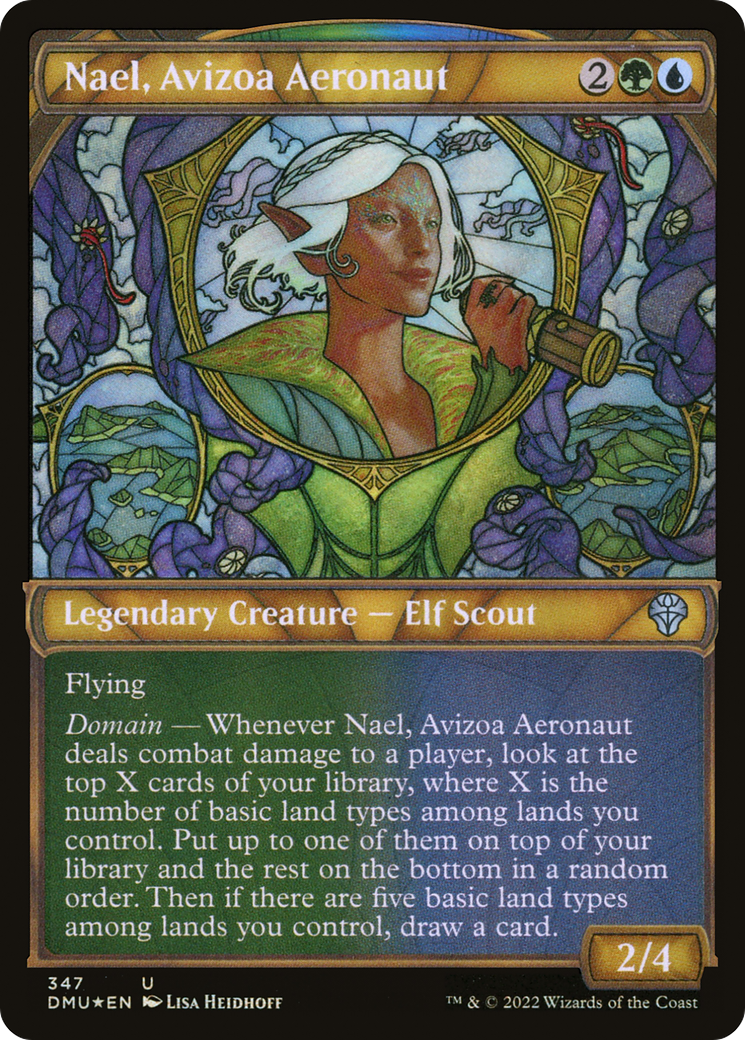 Nael, Avizoa Aeronaut (DMU-347) - Dominaria United: (Showcase) Foil - Premium MTG Single from Wizards of the Coast - Just $0.25! Shop now at Game Crave Tournament Store