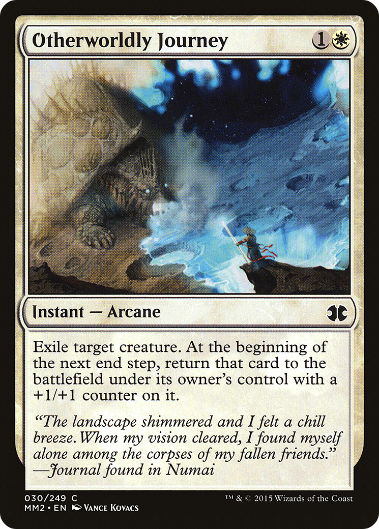Otherworldly Journey (MM2-030) - Modern Masters 2015 - Premium MTG Single from Wizards of the Coast - Just $0.25! Shop now at Game Crave Tournament Store
