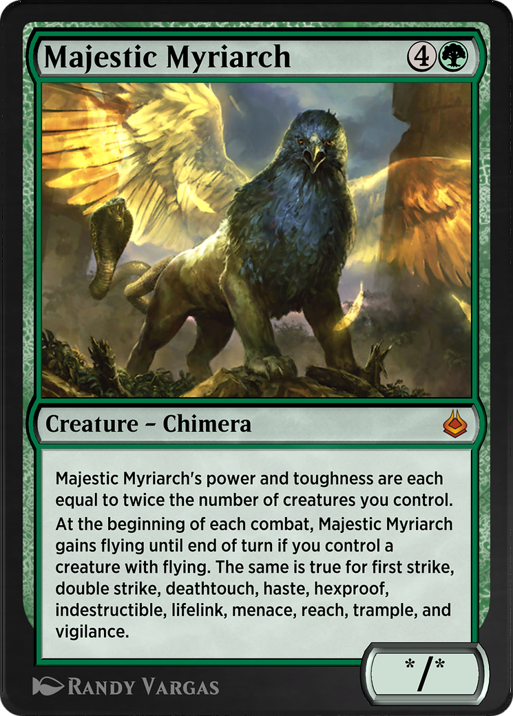 Majestic Myriarch (AKR-200) - Amonkhet Remastered - Premium MTG Single from Wizards of the Coast - Just $0! Shop now at Game Crave Tournament Store