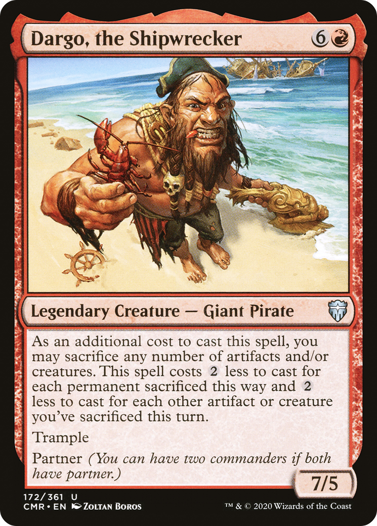 Dargo, the Shipwrecker (CMR-172) - Commander Legends Foil - Premium MTG Single from Wizards of the Coast - Just $0.25! Shop now at Game Crave Tournament Store