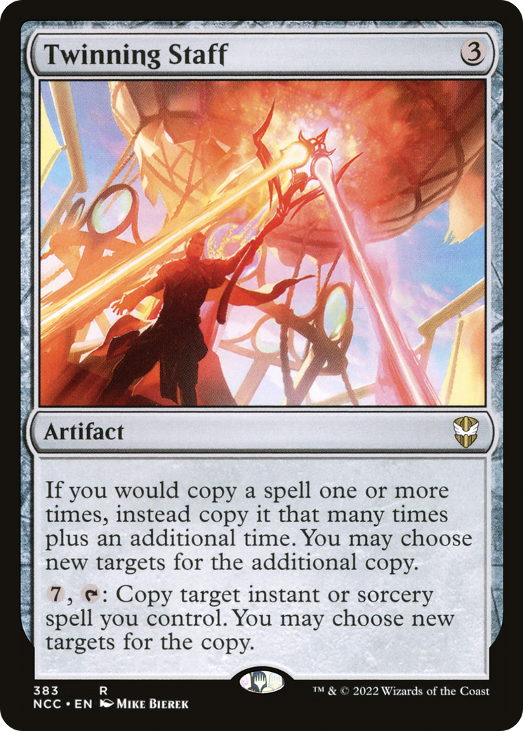 Twinning Staff (NCC-383) - New Capenna Commander - Premium MTG Single from Wizards of the Coast - Just $5.62! Shop now at Game Crave Tournament Store