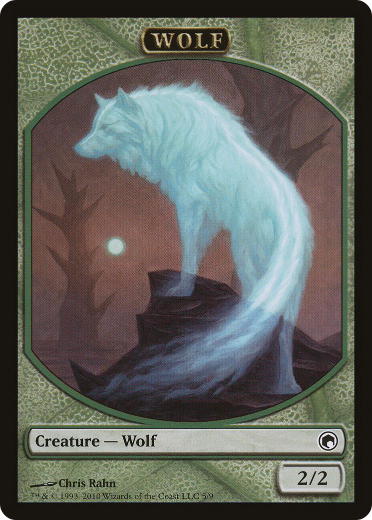 Wolf (TSOM-005) - Scars of Mirrodin Tokens - Premium MTG Single from Wizards of the Coast - Just $0.37! Shop now at Game Crave Tournament Store