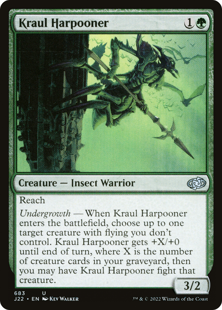 Kraul Harpooner (J22-683) - Jumpstart 2022 - Premium MTG Single from Wizards of the Coast - Just $0.21! Shop now at Game Crave Tournament Store