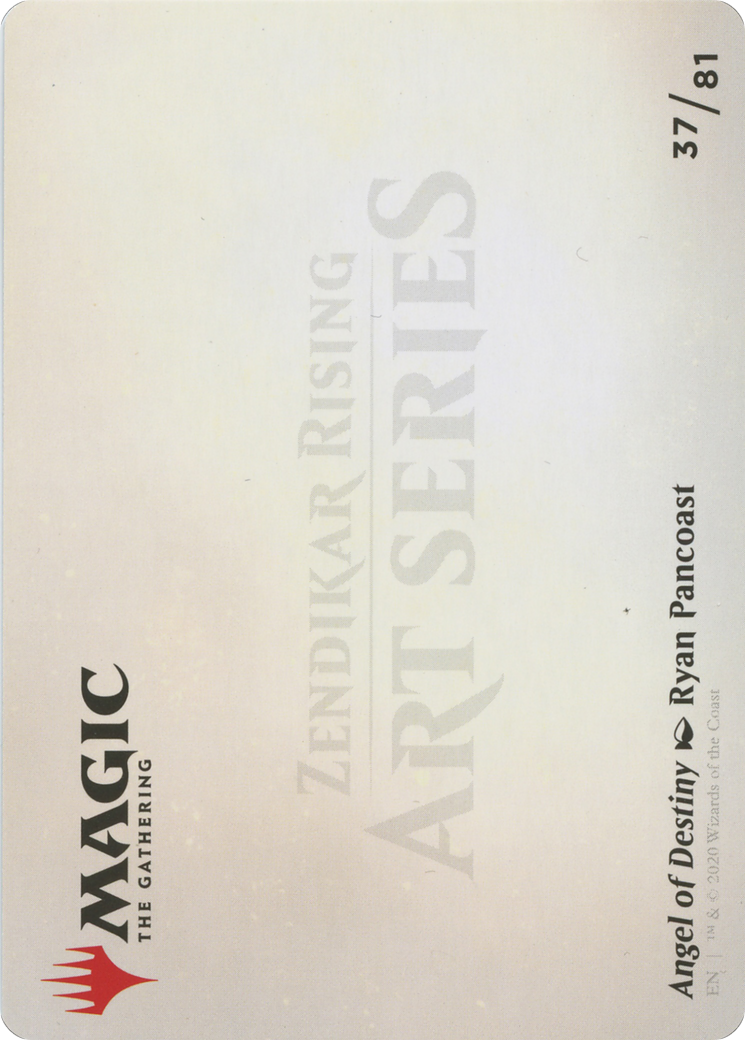 Angel of Destiny // Angel of Destiny (AZNR-037) - Zendikar Rising Art Series (Borderless) - Premium MTG Single from Wizards of the Coast - Just $0! Shop now at Game Crave Tournament Store