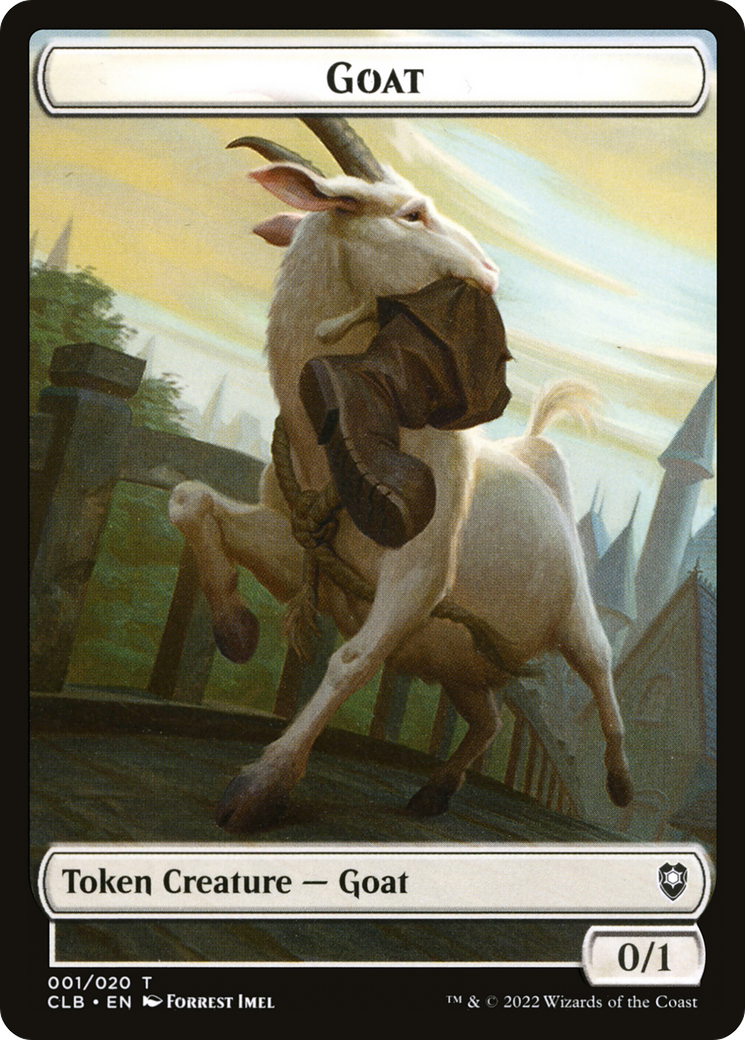 Goat (TCLB-001) - Battle for Baldur's Gate Tokens Foil - Premium MTG Single from Wizards of the Coast - Just $0.25! Shop now at Game Crave Tournament Store