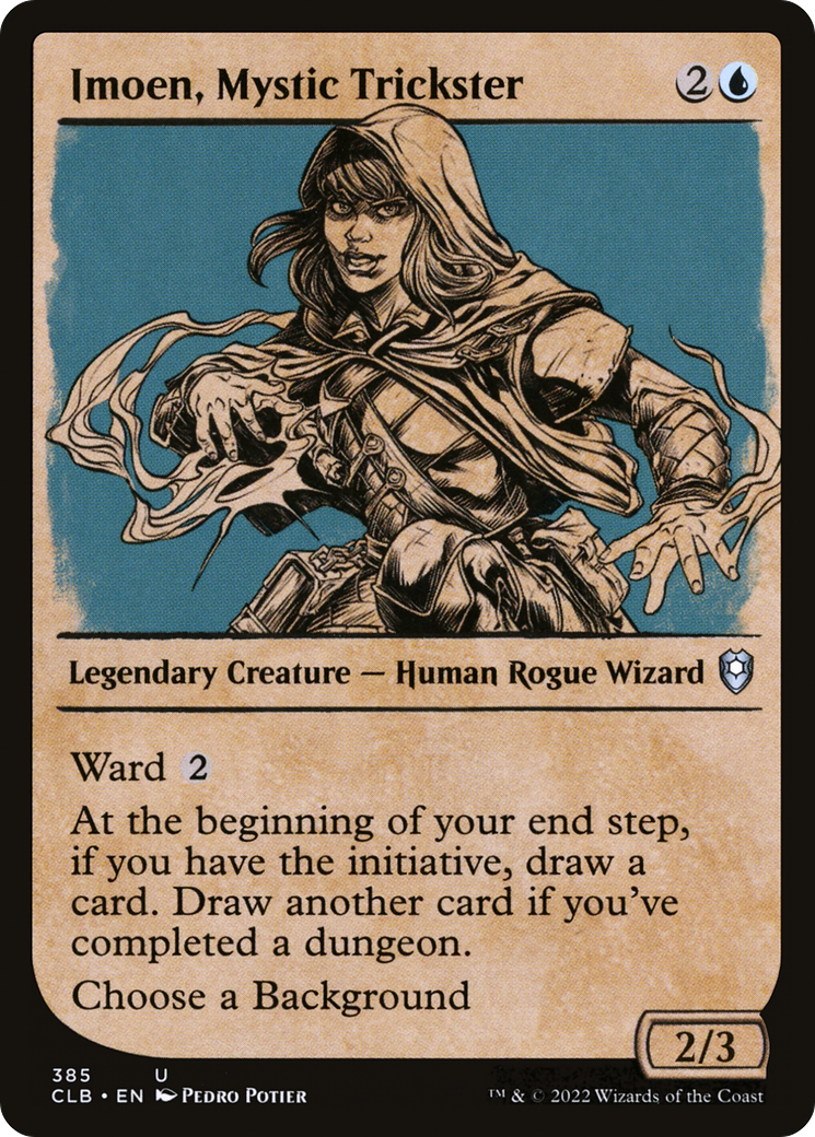 Imoen, Mystic Trickster (CLB-385) - Commander Legends: Battle for Baldur's Gate: (Showcase) Foil - Premium MTG Single from Wizards of the Coast - Just $0.18! Shop now at Game Crave Tournament Store
