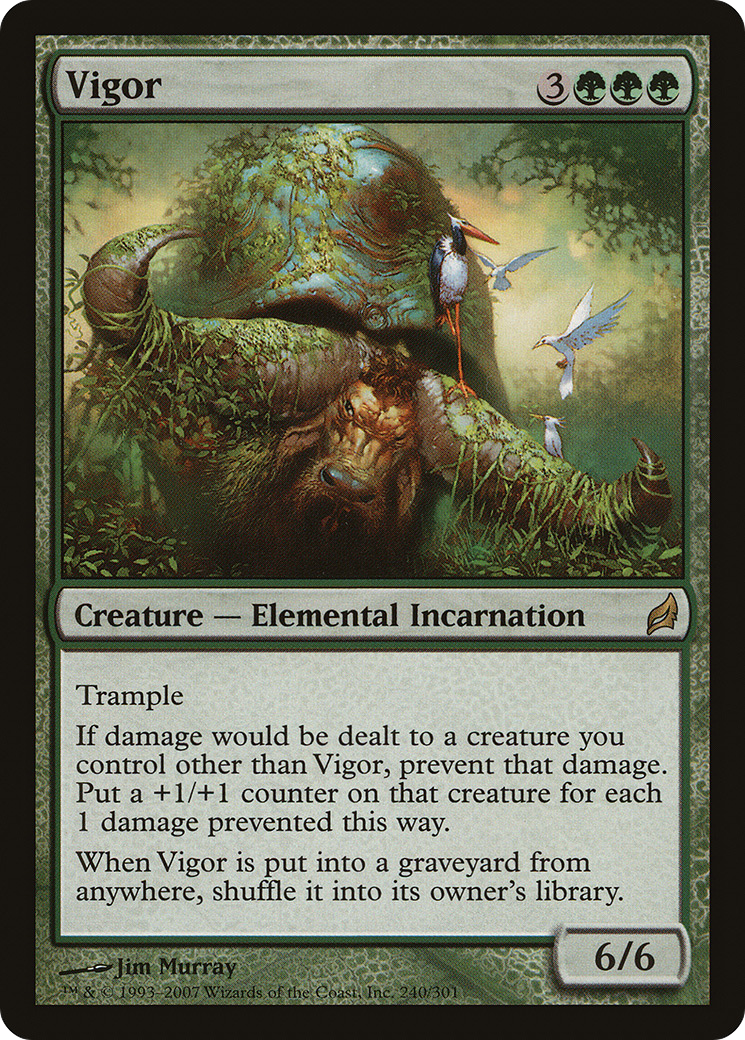 Vigor (LRW-240) - Lorwyn - Premium MTG Single from Wizards of the Coast - Just $3.76! Shop now at Game Crave Tournament Store