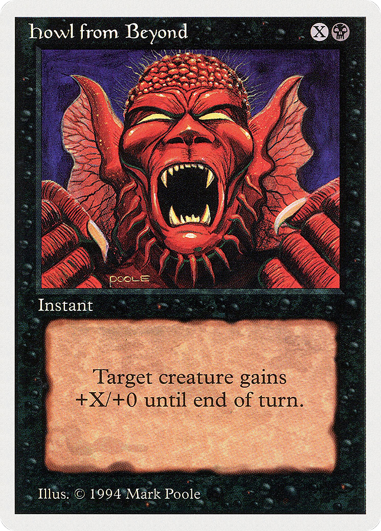 Howl from Beyond (SUM-114) - Summer Magic / Edgar - Premium MTG Single from Wizards of the Coast - Just $0! Shop now at Game Crave Tournament Store