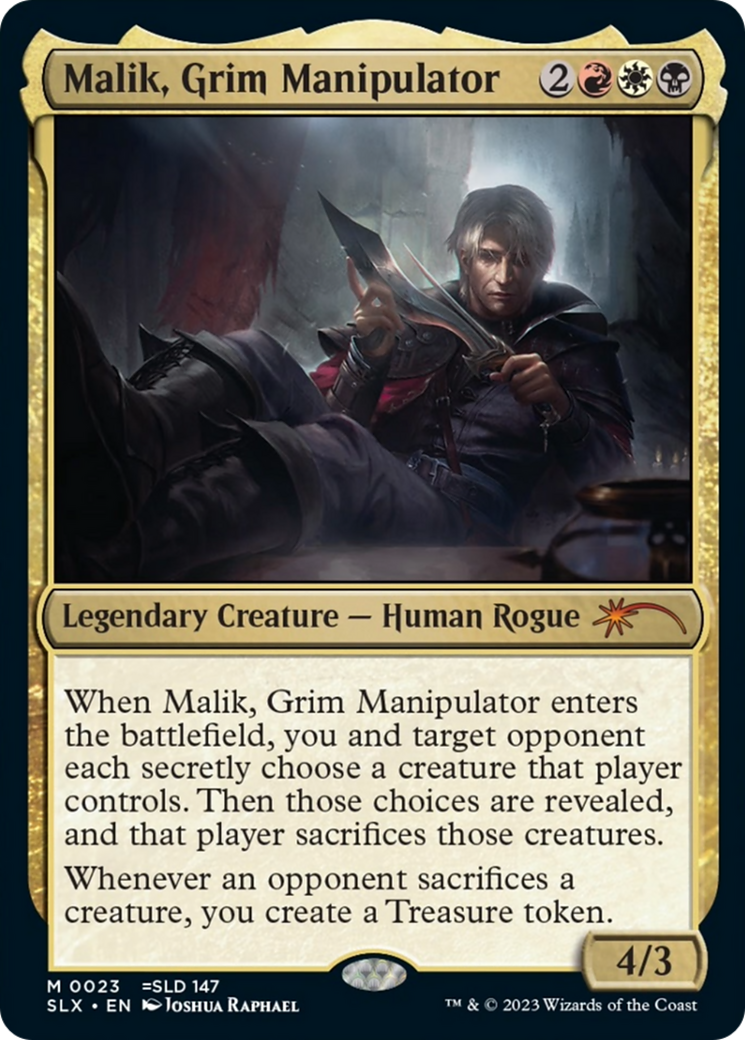 Malik, Grim Manipulator (SLX-023) - Universes Within - Premium MTG Single from Wizards of the Coast - Just $0.91! Shop now at Game Crave Tournament Store