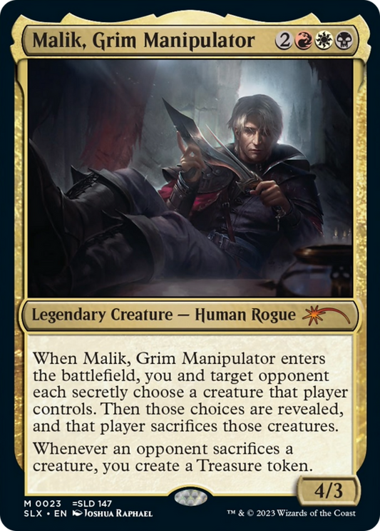 Malik, Grim Manipulator (SLX-023) - Universes Within - Premium MTG Single from Wizards of the Coast - Just $0.91! Shop now at Game Crave Tournament Store