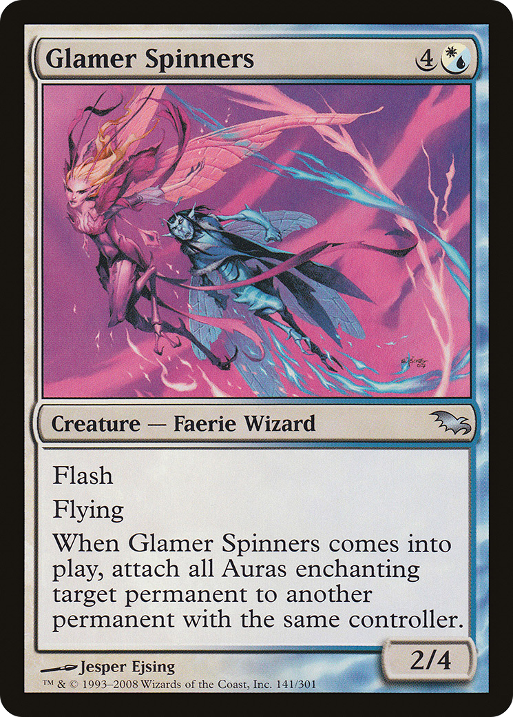 Glamer Spinners (SHM-141) - Shadowmoor Foil - Premium MTG Single from Wizards of the Coast - Just $0.43! Shop now at Game Crave Tournament Store