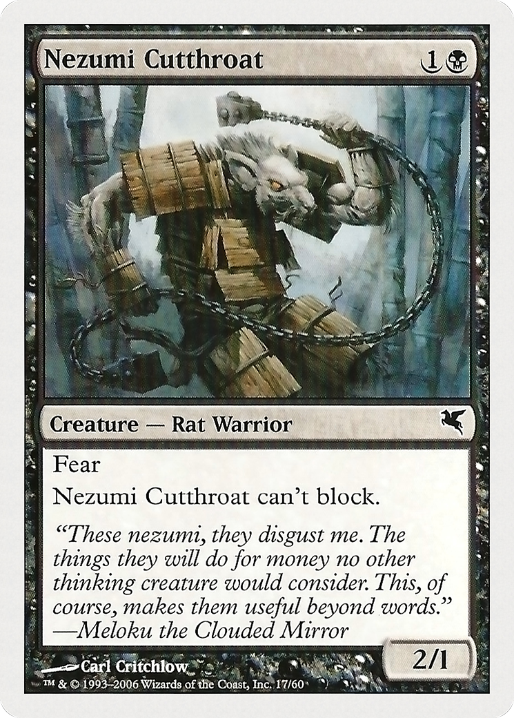 Nezumi Cutthroat (PHUK-017) - Hachette UK - Premium MTG Single from Wizards of the Coast - Just $0! Shop now at Game Crave Tournament Store