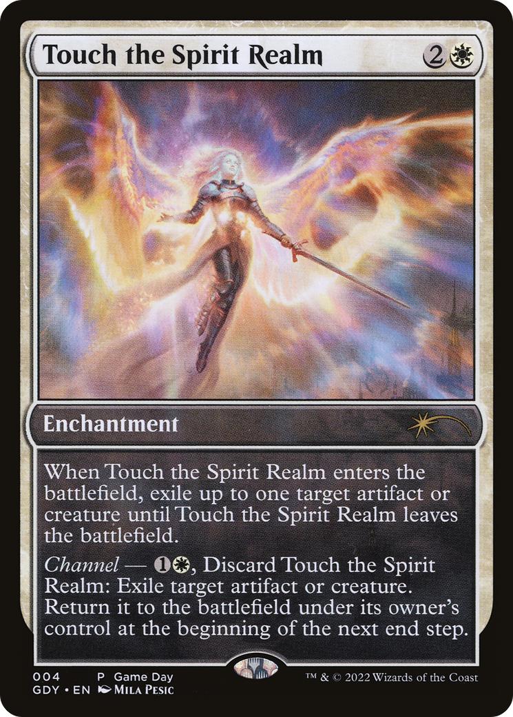 Touch the Spirit Realm (GDY-004) - Game Day Promos - Premium MTG Single from Wizards of the Coast - Just $0.86! Shop now at Game Crave Tournament Store