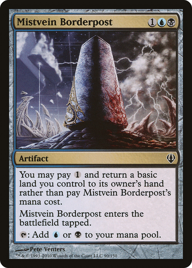 Mistvein Borderpost (ARC-090) - Archenemy - Premium MTG Single from Wizards of the Coast - Just $0.08! Shop now at Game Crave Tournament Store