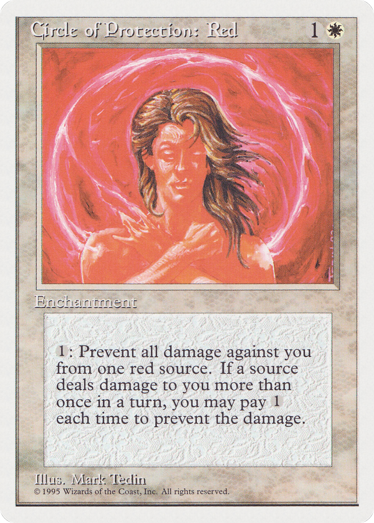 Circle of Protection: Red (RQS-003) - Rivals Quick Start Set - Premium MTG Single from Wizards of the Coast - Just $0! Shop now at Game Crave Tournament Store