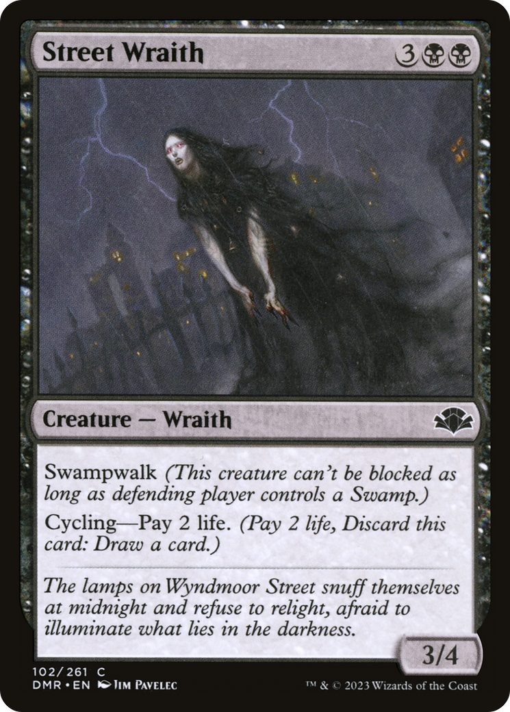 Street Wraith (DMR-102) - Dominaria Remastered Foil - Premium MTG Single from Wizards of the Coast - Just $0.25! Shop now at Game Crave Tournament Store