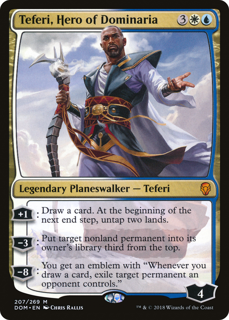 Teferi, Hero of Dominaria (DOM-207) - Dominaria - Premium MTG Single from Wizards of the Coast - Just $1.46! Shop now at Game Crave Tournament Store