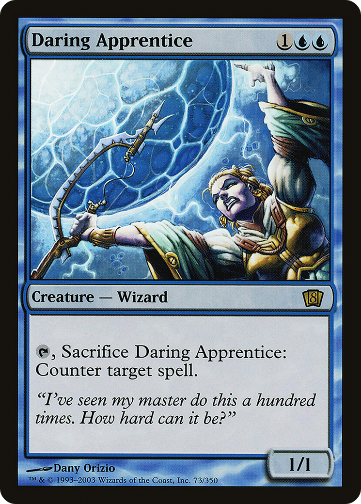 Daring Apprentice (8ED-73★) - Eighth Edition Foil - Premium MTG Single from Wizards of the Coast - Just $1.88! Shop now at Game Crave Tournament Store