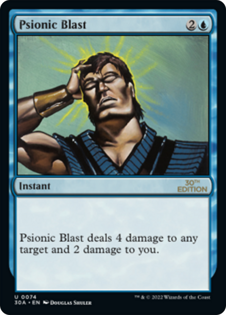 Psionic Blast (30A-074) - 30th Anniversary Edition - Premium MTG Single from Wizards of the Coast - Just $3.92! Shop now at Game Crave Tournament Store