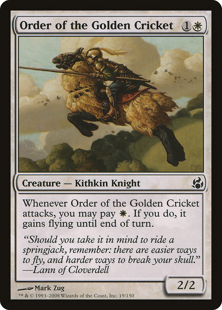 Order of the Golden Cricket (MOR-019) - Morningtide - Premium MTG Single from Wizards of the Coast - Just $0.08! Shop now at Game Crave Tournament Store