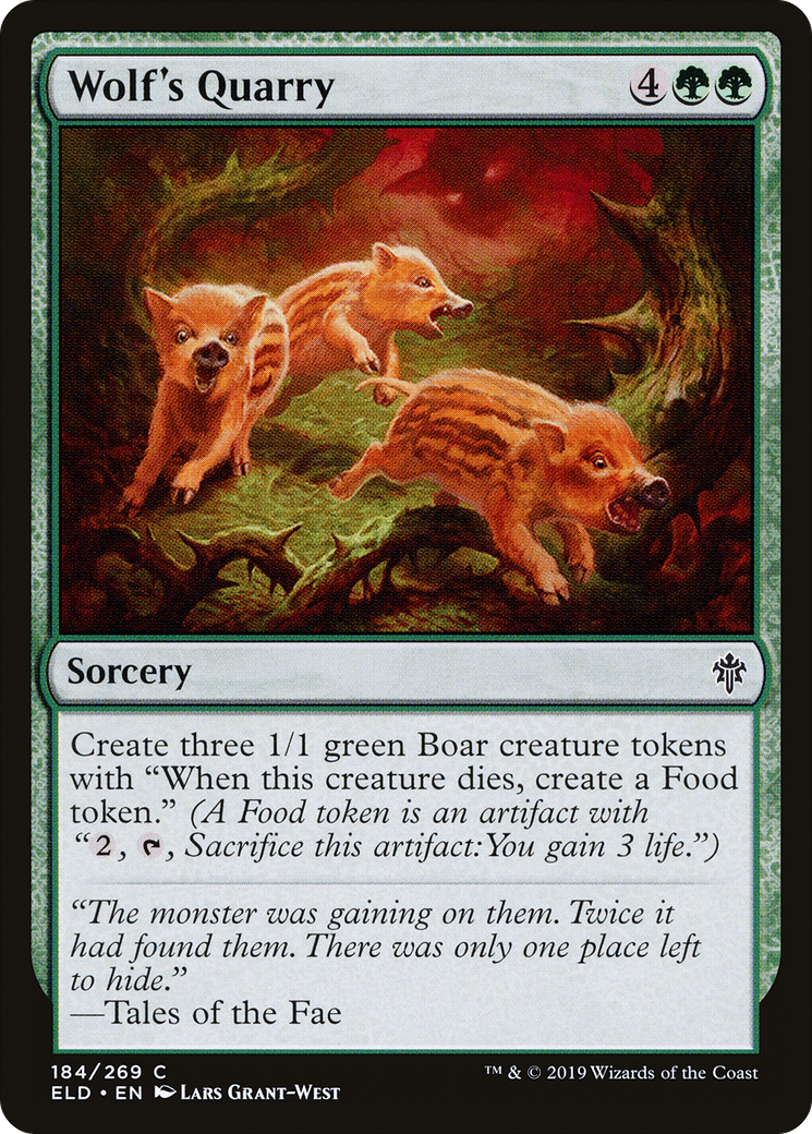 Wolf's Quarry (ELD-184) - Throne of Eldraine Foil - Premium MTG Single from Wizards of the Coast - Just $0.25! Shop now at Game Crave Tournament Store