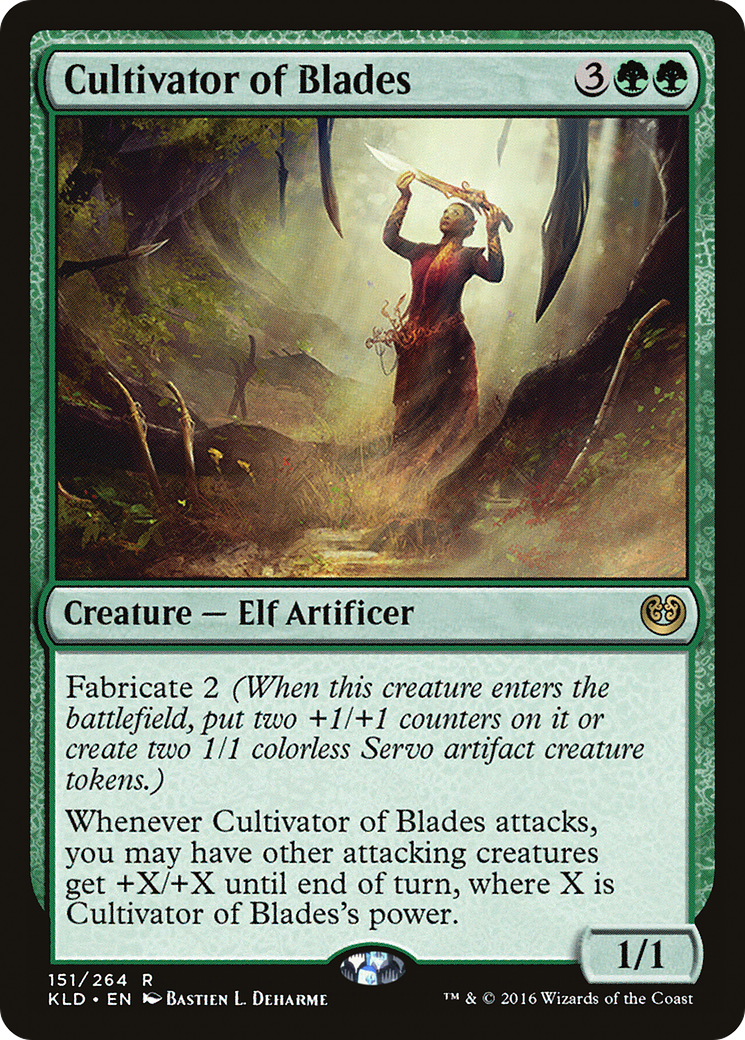 Cultivator of Blades (KLD-151) - Kaladesh - Premium MTG Single from Wizards of the Coast - Just $0.08! Shop now at Game Crave Tournament Store