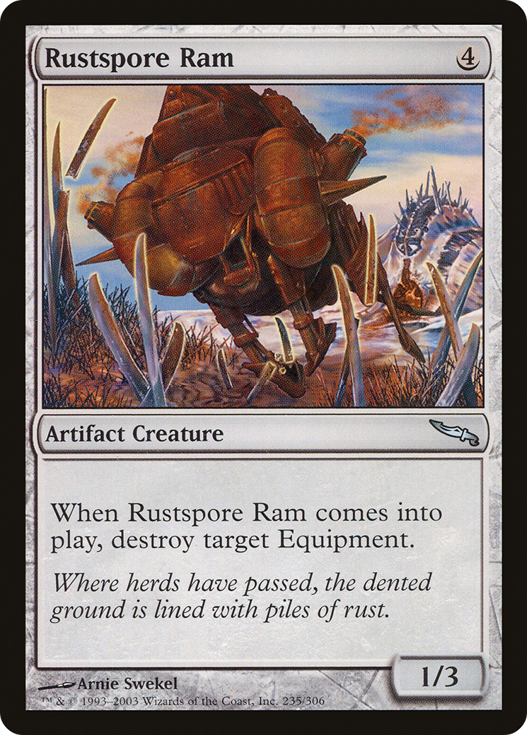 Rustspore Ram (MRD-235) - Mirrodin - Premium MTG Single from Wizards of the Coast - Just $0.08! Shop now at Game Crave Tournament Store