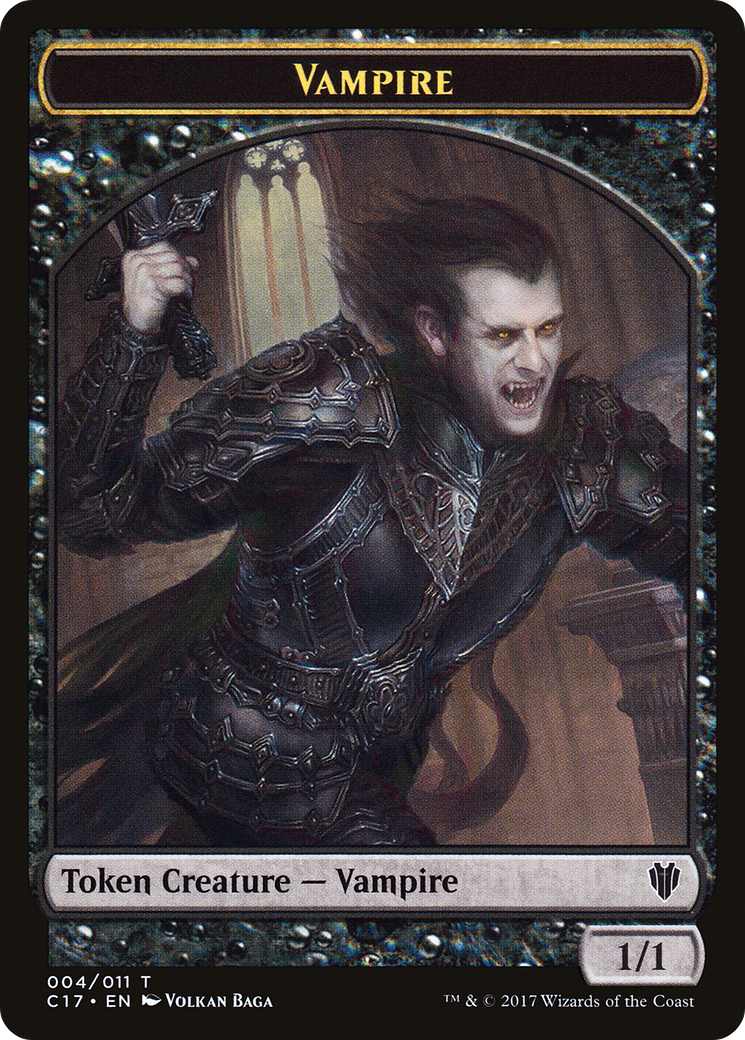Vampire (TC17-004) - Commander 2017 Tokens - Premium MTG Single from Wizards of the Coast - Just $0! Shop now at Game Crave Tournament Store