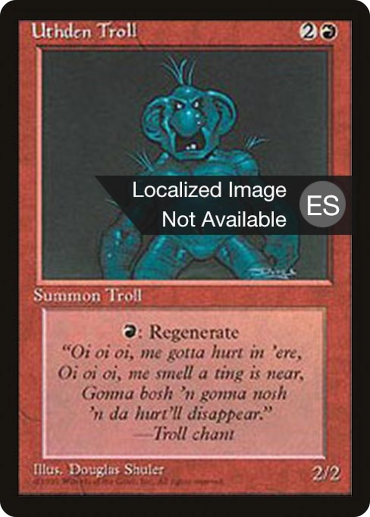 Uthden Troll (4BB-228) - Fourth Edition Foreign Black Border - Premium MTG Single from Wizards of the Coast - Just $0.72! Shop now at Game Crave Tournament Store