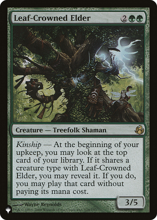 Leaf-Crowned Elder (PLIST-1140) - The List - Premium MTG Single from Wizards of the Coast - Just $3.20! Shop now at Game Crave Tournament Store